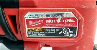 MILWAUKEE Cordless Multi-Tool 18V Model: 2626-20